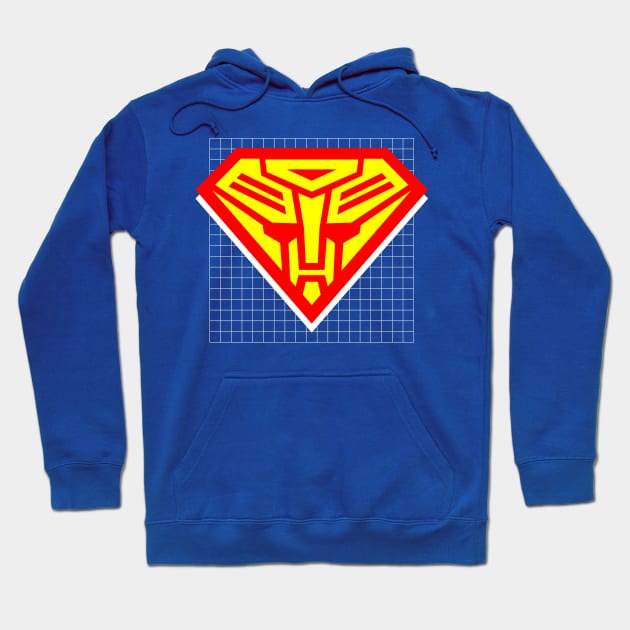 Superbot Hoodie by boltfromtheblue